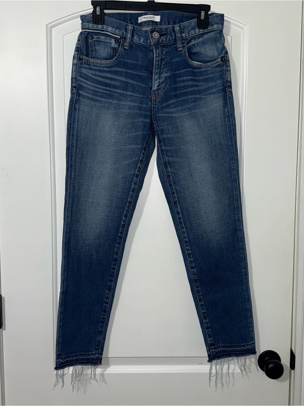 Moussy Vintage Jeans Women’s Size 27 Clarence Skinny Frayed Hem